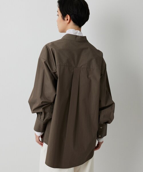 THE PAUSE（ザ ポーズ）の「【THE PAUSE】ポケットシシュウシャツ（シャツ/ブラウス・レディース・モカ/オフホワイト・FREE）」の18枚目の写真