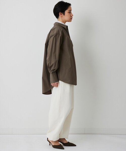 THE PAUSE（ザ ポーズ）の「【THE PAUSE】ポケットシシュウシャツ（シャツ/ブラウス・レディース・モカ/オフホワイト・FREE）」の20枚目の写真