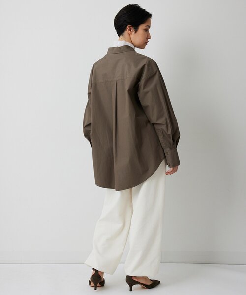 THE PAUSE（ザ ポーズ）の「【THE PAUSE】ポケットシシュウシャツ（シャツ/ブラウス・レディース・モカ/オフホワイト・FREE）」の19枚目の写真