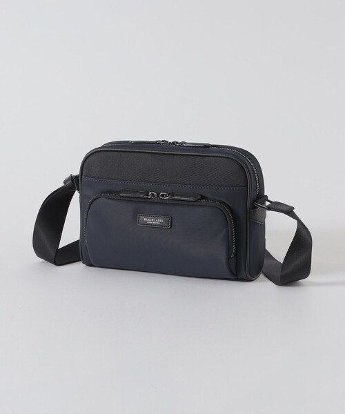BLACK LABEL CRESTBRIDGE（ブラックレーベル・クレストブリッジ）の「ナイロンコンビカルゼシャドークレストブリッジチェックビジネスショルダーバッグ（ショルダーバッグ・メンズ・ネイビー/ブラック・FREE）」の2枚目の写真