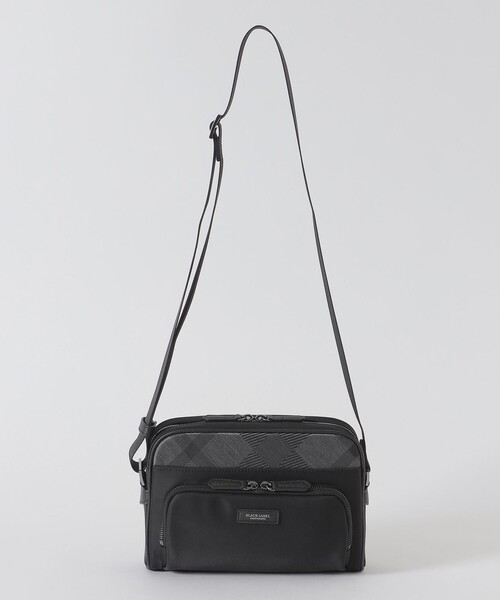 BLACK LABEL CRESTBRIDGE（ブラックレーベル・クレストブリッジ）の「ナイロンコンビカルゼシャドークレストブリッジチェックビジネスショルダーバッグ（ショルダーバッグ・メンズ・ネイビー/ブラック・FREE）」の12枚目の写真