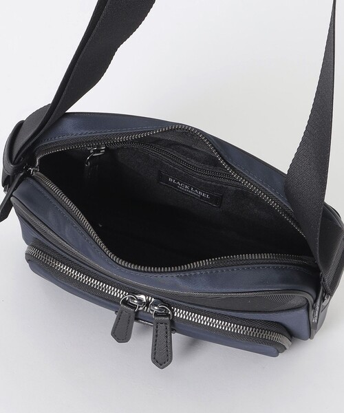 BLACK LABEL CRESTBRIDGE（ブラックレーベル・クレストブリッジ）の「ナイロンコンビカルゼシャドークレストブリッジチェックビジネスショルダーバッグ（ショルダーバッグ・メンズ・ネイビー/ブラック・FREE）」の7枚目の写真
