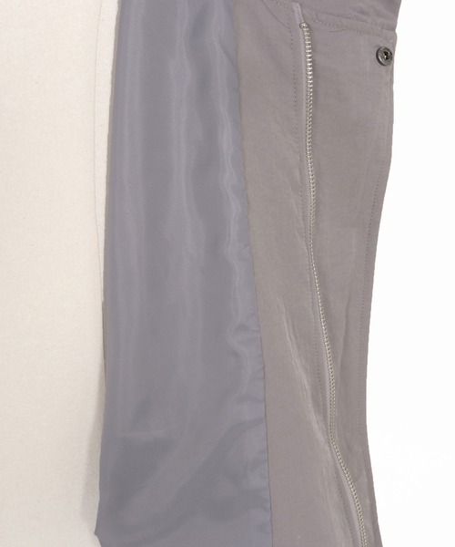 Jih Nunc（ジーヌンク）の「mj11348-ナイロン比翼ジップブルゾン(JIH-R1146)（ブルゾン・メンズ・ベージュ/グレー/ライトグリーン・L/M/S）」の20枚目の写真