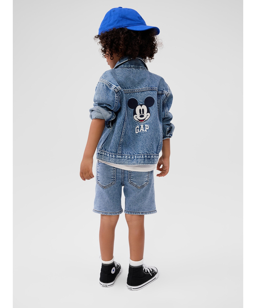 GAP(ギャップ)の「babyGap × ディズニー ミッキーマウス アイコンデニムジャケット(デニムジャケット・キッズ・インディゴブルー・110cm/100cm/105cm/90cm/80cm/95cm)」の3枚目の写真