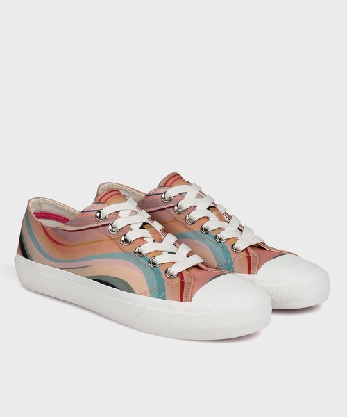 Paul Smith（ポールスミス）の「ウィメンズ スワール キャンバス スニーカー / 165788 MARB（スニーカー・レディース・マルチ・38/36/37）」の2枚目の写真