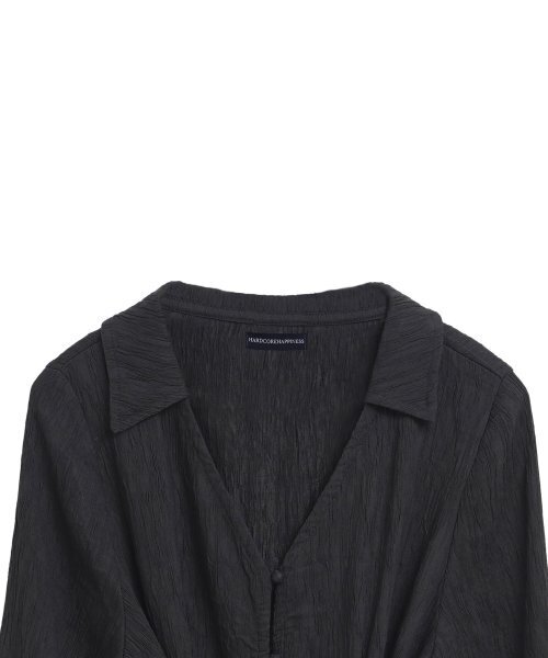 HARDCORE HAPPINESS(ハードコアハピネス)の「PINTUCK V-NECK COLLAR ONE-PICE(ワンピース・レディース・その他・FREE)」の4枚目の写真