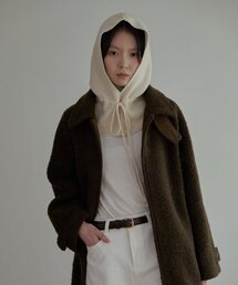 LAMINEZ（ラミネズ）の「スノーフレークニットバラクラバ - クリーム（ニットキャップ/ビーニー）」