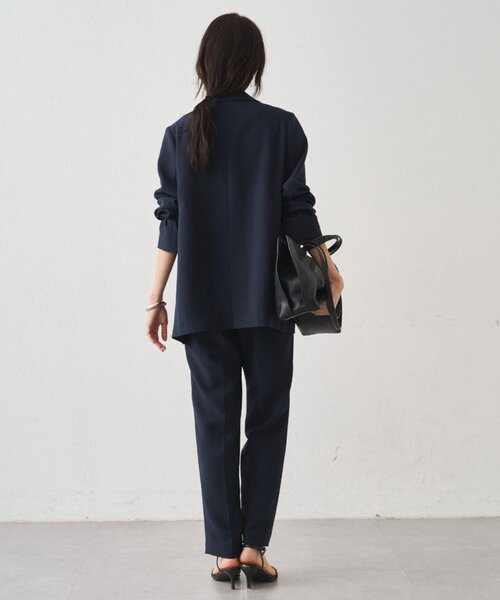 LOUNGEDRESS（ラウンジドレス）の「ダブルクロスジャケット（テーラードジャケット・レディース・ブラック/ベージュ/ネイビー・FREE）」の11枚目の写真