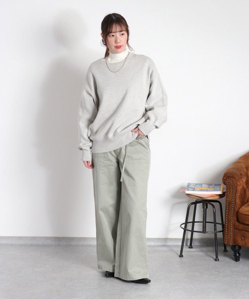 cepo(セポ)の「編地切り替えシアーラインハイネックプルオーバー(ニット/セーター・レディース・ブラック/オフホワイト/グレー・M)」の20枚目の写真