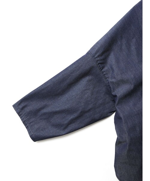 mizuiroind（ミズイロインド）の「mizuiro ind Vネックデニムシャツ（シャツ/ブラウス・レディース・その他1・FREE）」の12枚目の写真