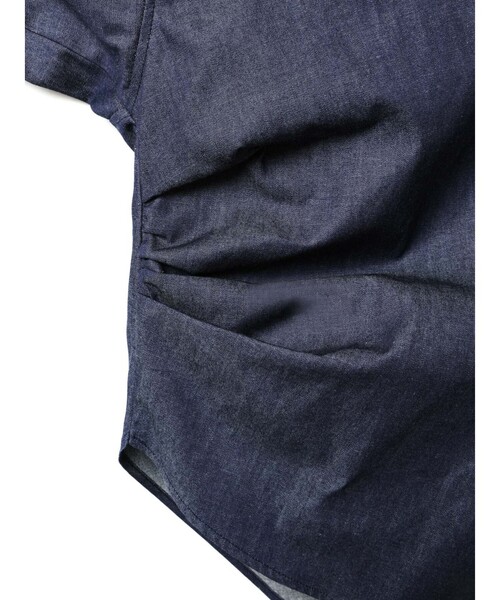 mizuiroind（ミズイロインド）の「mizuiro ind Vネックデニムシャツ（シャツ/ブラウス・レディース・その他1・FREE）」の15枚目の写真