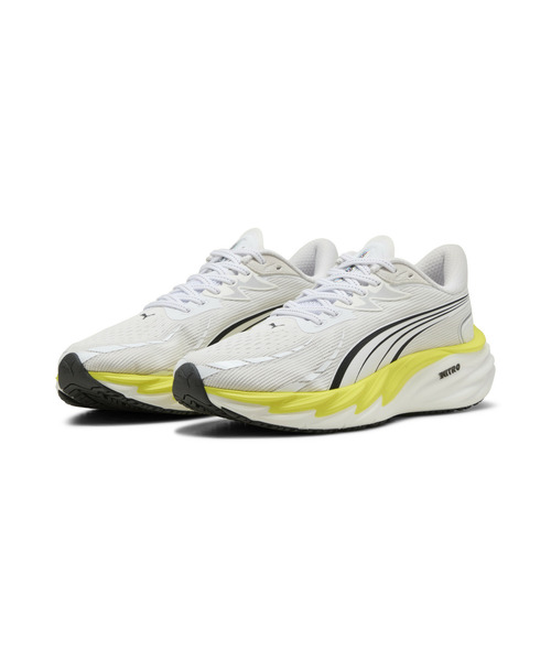 PUMA(プーマ)の「PUMA プーマ メンズ ヴェロシティ ニトロ 4 AP ランニングシューズ(スニーカー・メンズ・ホワイト系その他/グレー系その他・27.5cm/28.0cm/28.5cm/26.0cm/26.5cm/27.0cm/29.0cm/25.0cm/25.5cm/29.5cm/31cm)」の3枚目の写真