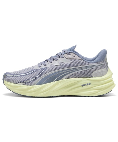 PUMA(プーマ)の「PUMA プーマ メンズ ヴェロシティ ニトロ 4 AP ランニングシューズ(スニーカー・メンズ・ホワイト系その他/グレー系その他・27.5cm/28.0cm/28.5cm/26.0cm/26.5cm/27.0cm/29.0cm/25.0cm/25.5cm/29.5cm/31cm)」の2枚目の写真