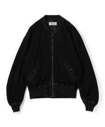 EDITION（エディション）の「ブラックデニム MA-1ジャケット（MA-1）」