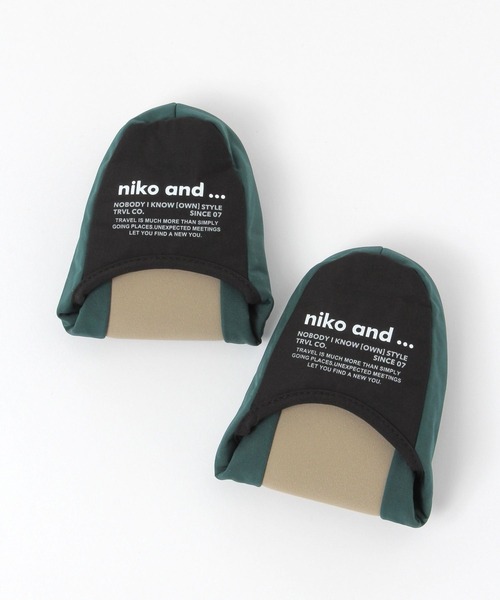 niko and...（ニコアンド）の「ニコロゴポータブルスリッパ（ルームシューズ/スリッパ・レディース・アイボリー/ブラック・MEDIUM/LARGE）」の18枚目の写真