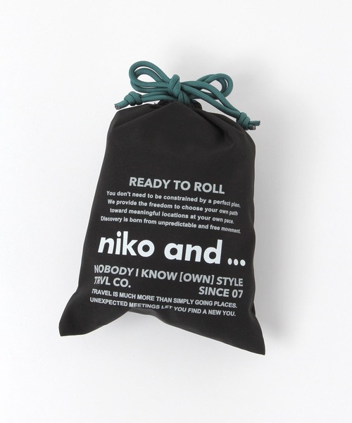 niko and...（ニコアンド）の「ニコロゴポータブルスリッパ（ルームシューズ/スリッパ・レディース・アイボリー/ブラック・MEDIUM/LARGE）」の19枚目の写真