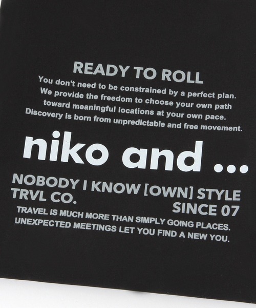 niko and...（ニコアンド）の「ニコロゴポータブルスリッパ（ルームシューズ/スリッパ・レディース・アイボリー/ブラック・MEDIUM/LARGE）」の21枚目の写真