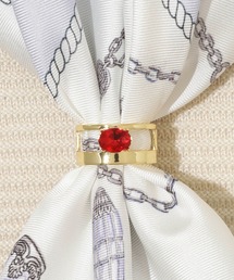 MOONBAT（ムーンバット）の「スカーフリング 誕生石 バースデーストーン（バンダナ/スカーフ）」