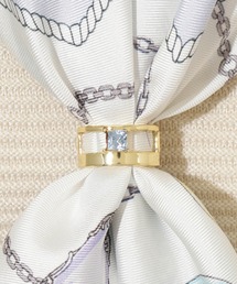 MOONBAT（ムーンバット）の「スカーフリング 誕生石 バースデーストーン（バンダナ/スカーフ）」