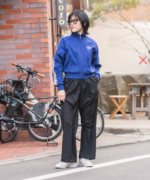 CONVERSE(コンバース)の「【CONVERSE/コンバース】【最旬トラックジャケット】ラインスリーブジャケット トリコット素材 スポーツMIX(ジャージ・レディース・グレー/アイボリー/ブラック/ブルー・LARGE/MEDIUM)」の7枚目の写真