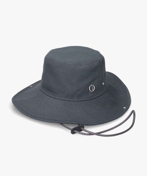 Chapeau d' O（シャポードオー）の「Chapeau d' O  Canvas Ten-gallon Hat / シャポードオー（ハット・レディース・ブラウン/ダークグレー/ベージュ・M/57.5cm）」の2枚目の写真