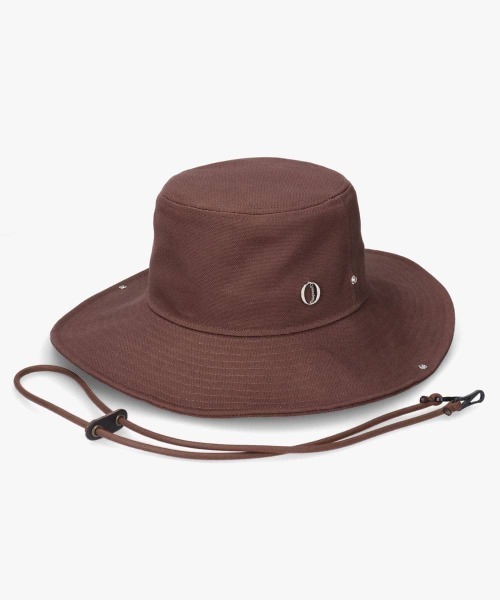 Chapeau d' O（シャポードオー）の「Chapeau d' O  Canvas Ten-gallon Hat / シャポードオー（ハット・レディース・ブラウン/ダークグレー/ベージュ・M/57.5cm）」の17枚目の写真