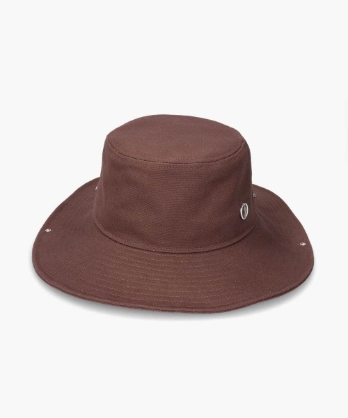 Chapeau d' O（シャポードオー）の「Chapeau d' O  Canvas Ten-gallon Hat / シャポードオー（ハット・レディース・ブラウン/ダークグレー/ベージュ・M/57.5cm）」の18枚目の写真