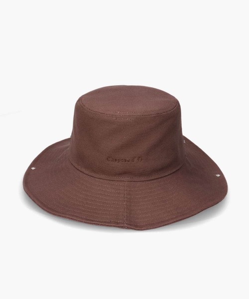 Chapeau d' O（シャポードオー）の「Chapeau d' O  Canvas Ten-gallon Hat / シャポードオー（ハット・レディース・ブラウン/ダークグレー/ベージュ・M/57.5cm）」の20枚目の写真