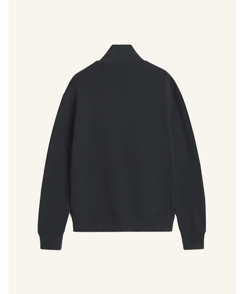 Maison Kitsune(メゾンキツネ)の「DOUBLE FOX HEAD HALF ZIP COMFORT SWEATSHIRT(スウェット・メンズ・ブラック・XS/XL/S/M/L)」の3枚目の写真