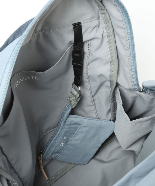 GEORGE'S(ジョージズ)の「12POCKET INSIDE PRINT RUCK(バックパック/リュック・レディース・ブルー/チャコールグレー/ベージュ・FREE)」の22枚目の写真
