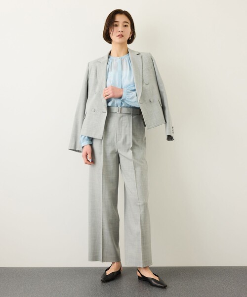 ROPE'(ロペ)の「キュプラシルクボリュームスリーブブラウス/イージーケア(シャツ/ブラウス・レディース・サックスブルー/ピンク系その他2/ベージュ系その他2・FREE)」の20枚目の写真