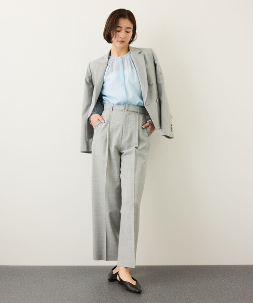 ROPE'(ロペ)の「キュプラシルクボリュームスリーブブラウス/イージーケア(シャツ/ブラウス・レディース・サックスブルー/ピンク系その他2/ベージュ系その他2・FREE)」の21枚目の写真