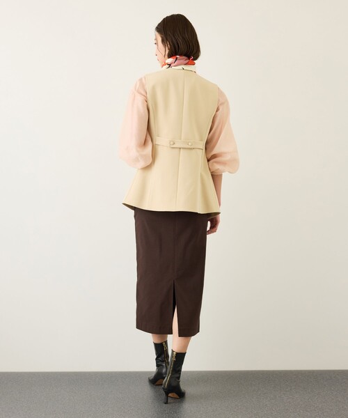 ROPE'(ロペ)の「キュプラシルクボリュームスリーブブラウス/イージーケア(シャツ/ブラウス・レディース・サックスブルー/ピンク系その他2/ベージュ系その他2・FREE)」の7枚目の写真