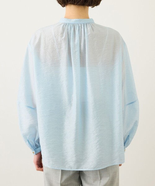 ROPE'(ロペ)の「キュプラシルクボリュームスリーブブラウス/イージーケア(シャツ/ブラウス・レディース・サックスブルー/ピンク系その他2/ベージュ系その他2・FREE)」の10枚目の写真