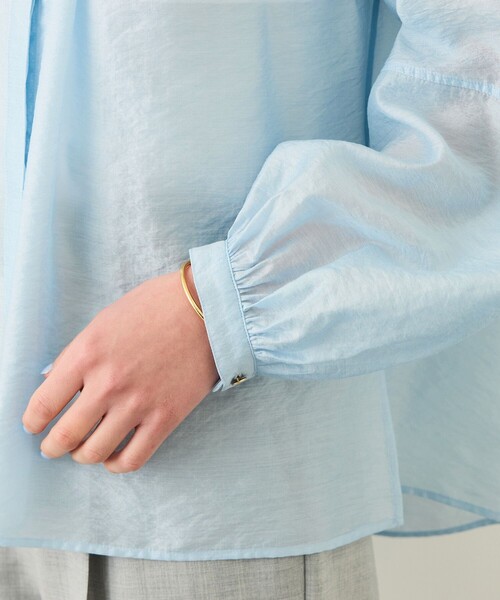 ROPE'(ロペ)の「キュプラシルクボリュームスリーブブラウス/イージーケア(シャツ/ブラウス・レディース・サックスブルー/ピンク系その他2/ベージュ系その他2・FREE)」の12枚目の写真