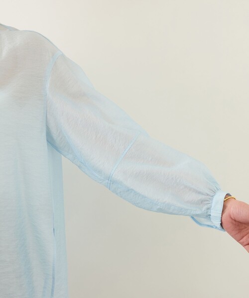 ROPE'(ロペ)の「キュプラシルクボリュームスリーブブラウス/イージーケア(シャツ/ブラウス・レディース・サックスブルー/ピンク系その他2/ベージュ系その他2・FREE)」の13枚目の写真