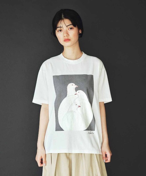 MEDE19F(メデジュウキュウ)の「LEE IZUMIDA×MEDE19F Tシャツ(Tシャツ/カットソー・レディース・ホワイト系その他/ブラック系その他・3/2/1)」の2枚目の写真