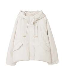 MELROSE claire（メルローズ クレール）の「ワークフードヨークピュアダウン（ダウンジャケット/コート）」