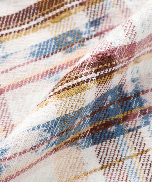 JOURNAL STANDARD(ジャーナルスタンダード)の「ネルファット クラッシュ チェックシャツ(シャツ/ブラウス・メンズ・レッド/ネイビー/ベージュ・LARGE/MEDIUM)」の6枚目の写真