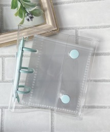 CERCA（チェルカ）の「lulunoix/シール帳 クリアバインダーA8(リフィル10枚付き)N15475（手帳/メモ帳）」