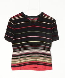 SONIA RYKIEL（ソニアリキエル）の「ボーダー柄半袖ニット（ニット/セーター）」