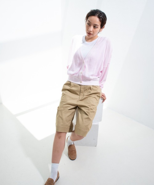 CAROUSE LAMBRA（ケラウズランブラ）の「LOOSE V CD（カーディガン/ボレロ・レディース・ピンク/ブラック・FREE）」の5枚目の写真