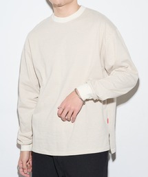 Healthknit(�w���X�j�b�g)�́yHealthknit�z26SS Nallow Border Jersey Side Slit Crewneck L/S 51054(T�V���c/�J�b�g�\�[)