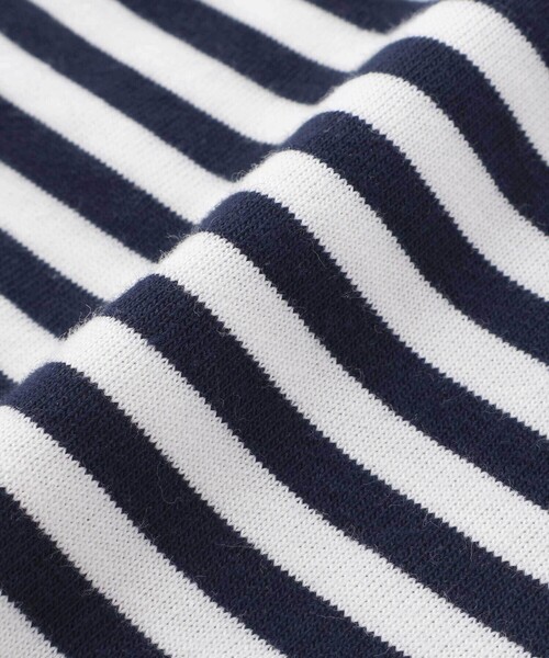 SLAP SLIP BABY（スラップスリップベビー）の「くじらクマ恐竜アニマルおしりモチーフボーダー切り替えロンパースベビー(60~80cm)（ロンパース・キッズ・ベージュ系その他/グリーン系その他/ブルー系その他2・60cm/80ｃｍ/70cm）」の16枚目の写真