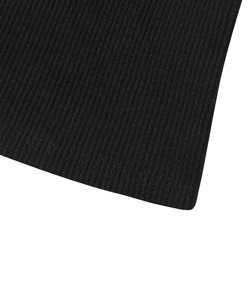 MUCENT（ムセント）の「◇MUCENT◇ブランド直輸入正規品/テオ クロス レザー パッチ ノースリーブ THEO CROSS LEATHER PATCH SLEEVELESS（タンクトップ・レディース・ブラック/ホワイト・FREE）」の9枚目の写真