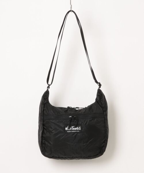 WILD THINGS（ワイルドシングス）の「【WILD THINGS】LIGHT SHOULDER BAG 超軽量 リップストップナイロン  ショルダーバッグ（ショルダーバッグ・レディース・カーキ系/ブラック/クリアブラウン・ONE SIZE）」の2枚目の写真