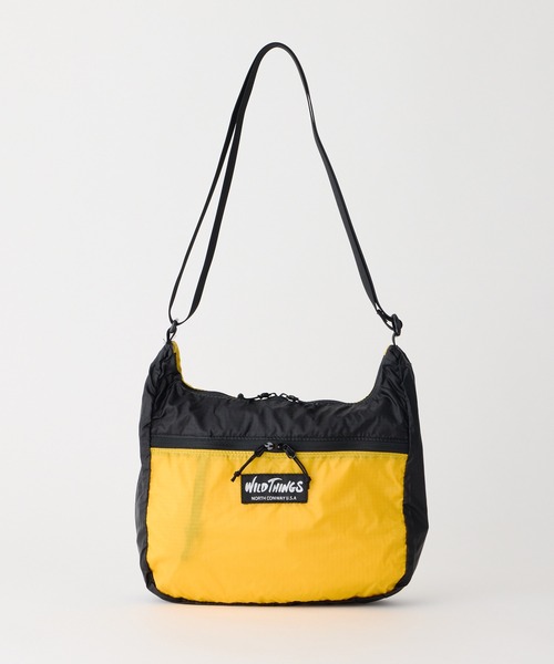 WILD THINGS（ワイルドシングス）の「500mlペットボトル収納可能【WILD THINGS】LIGHT SHOULDER BAG 超軽量 リップストップナイロン  ショルダーバッグ（ショルダーバッグ・レディース・カーキ系/ブラック/クリアブラウン/ターコイズブルー/パープル系/パープル/イエロー×ブラック・ONE SIZE）」の7枚目の写真
