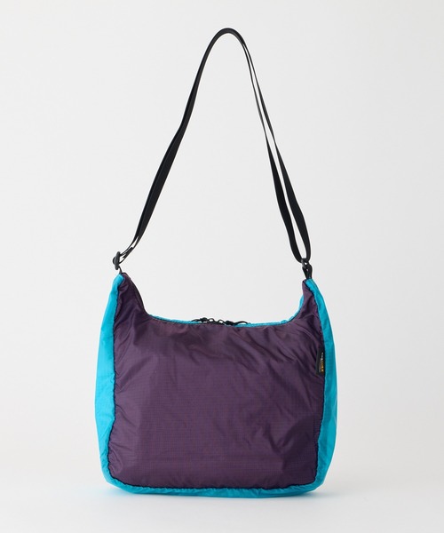 WILD THINGS（ワイルドシングス）の「500mlペットボトル収納可能【WILD THINGS】LIGHT SHOULDER BAG 超軽量 リップストップナイロン  ショルダーバッグ（ショルダーバッグ・レディース・カーキ系/ブラック/クリアブラウン/ターコイズブルー/パープル系/パープル/イエロー×ブラック・ONE SIZE）」の14枚目の写真
