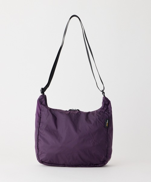 WILD THINGS（ワイルドシングス）の「500mlペットボトル収納可能【WILD THINGS】LIGHT SHOULDER BAG 超軽量 リップストップナイロン  ショルダーバッグ（ショルダーバッグ・レディース・カーキ系/ブラック/クリアブラウン/ターコイズブルー/パープル系/パープル/イエロー×ブラック・ONE SIZE）」の19枚目の写真