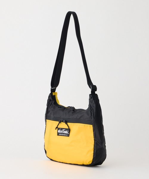 WILD THINGS（ワイルドシングス）の「500mlペットボトル収納可能【WILD THINGS】LIGHT SHOULDER BAG 超軽量 リップストップナイロン  ショルダーバッグ（ショルダーバッグ・レディース・カーキ系/ブラック/クリアブラウン/ターコイズブルー/パープル系/パープル/イエロー×ブラック・ONE SIZE）」の20枚目の写真